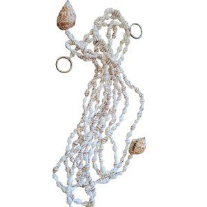 Masagari 72" Six Strands of Natural Seashells for Decor or Garland DH651